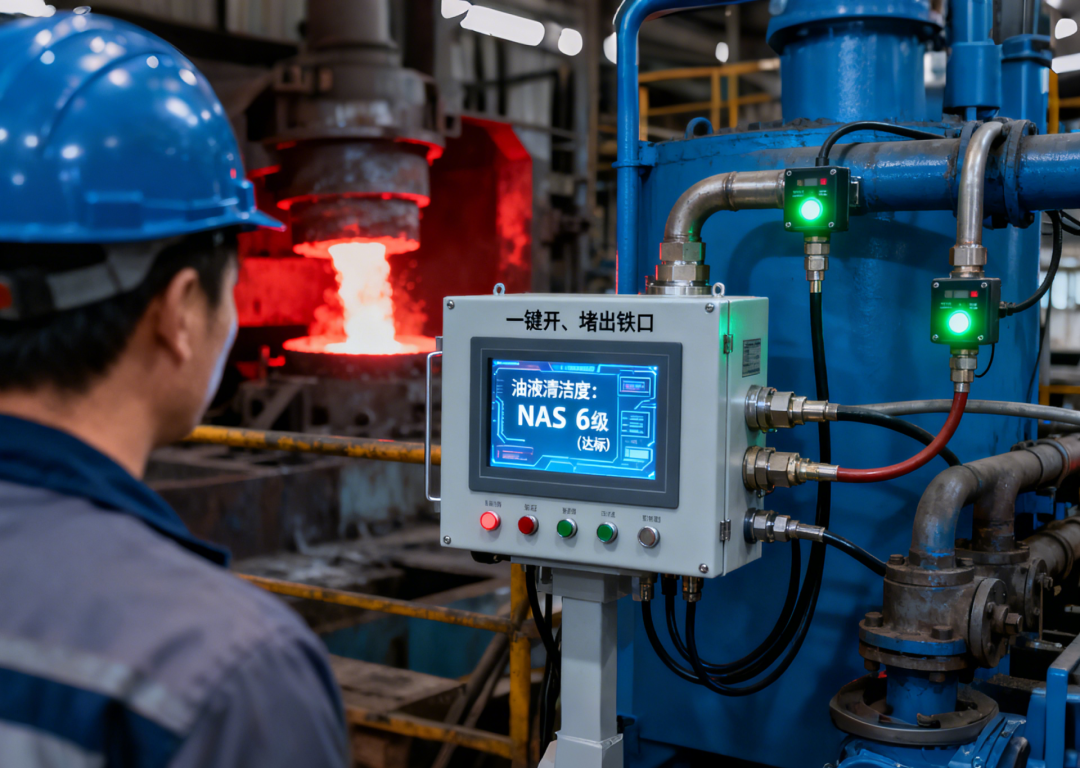 以鋼廠高爐液壓站為例：油液污染早預(yù)警，生產(chǎn)運(yùn)維更科學(xué)