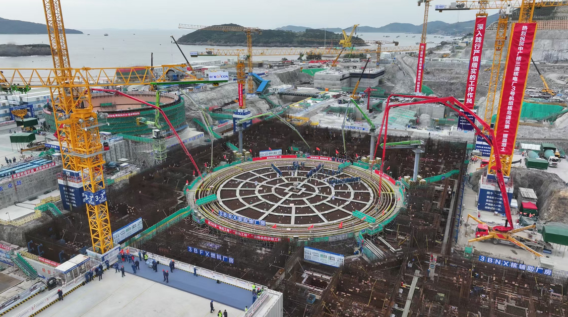 中廣核浙江三澳核電項(xiàng)目3號(hào)機(jī)組開(kāi)工：先進(jìn)建造技術(shù)加速推進(jìn)核電高質(zhì)量發(fā)展
